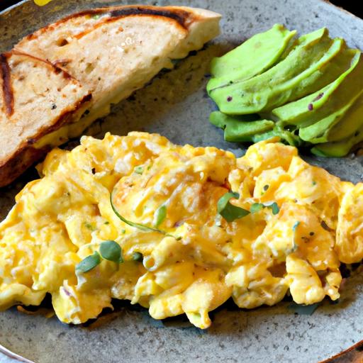 Soft scrambled eggs are a great source of protein for those on a soft food diet