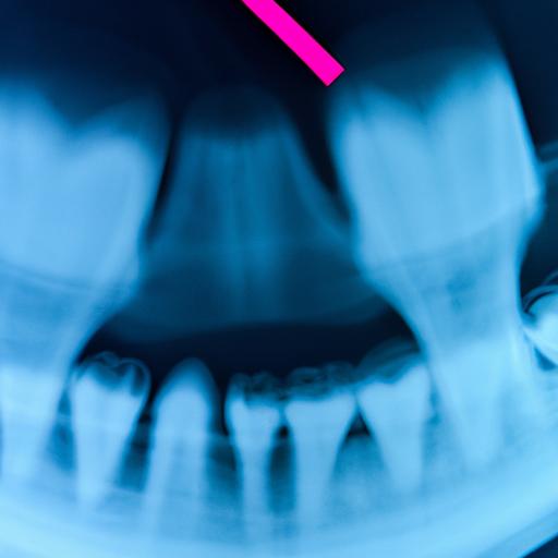 Tooth number 9 is composed of different parts such as the enamel, pulp, and root which can be seen through X-ray imaging.