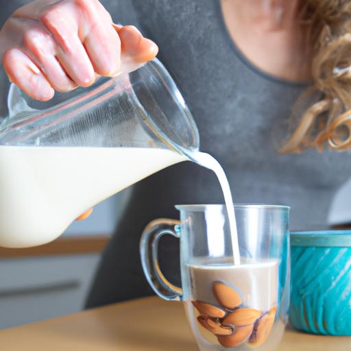 Unsweetened almond milk is a popular choice as a coffee creamer.